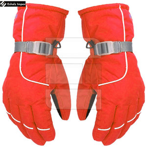 ถุงมือสกีหนังผลิตจากโรงงานโดยตรงมีโลโก้ออกแบบได้ตามต้องการ - Product Image 5