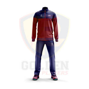 Golden Players Moda Propia Marca Borgoña/Color azul Chándal Hombres 100% Alta calidad Diseño de logotipo personalizado Chándal - Product Image 3