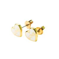 Accessoires de mode quantité minimale de commande 100 pcs Concevez vos boucles d'oreilles Boucles d'oreilles en émail personnalisées