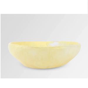 Fabricante de cuencos de resina-Cuenco de servicio pulido de resina para el hogar, decoración de mesa de Hotel, comida de forma redonda y ensaladera - Product Image 1