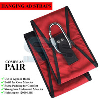 Sangles AB de haute qualité sangles rembourrées en acier D anneau Compression entraînement suspendus accessoires de gymnastique Fitness Core force AB sangles