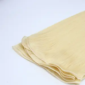 Wholesale Top Quality Vietnamese Hair Flat Weft Straight Blonde