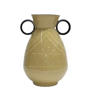 Nouvel arrivage de vase à fleurs moderne en métal et fer en aluminium fini noir pour la maison, décorations de Noël, prix de gros disponible - Product Image 5