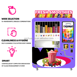 Phong cách mới tùy chỉnh kim loại sinh tố Máy bán hàng tự động với SDK tự phục vụ 24 giờ thông minh Bán hàng tự động và thẻ tín dụng hệ thống thanh toán - Product Image 6