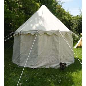 Carpa Redonda Medieval de Una Sola Capa, Lona Impermeable, Características Automáticas para Resorts, Capacidad para 4-8 Personas, 4m - Product Image 3