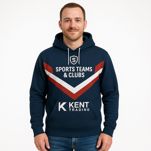 Sudadera con capucha para hombre sublimada personalizada de poliéster 100% transpirable duradera para deportes de invierno uniformes de entrenamiento escolar OEM para Club - Product Image 1