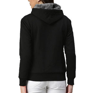 Sudaderas con Capucha para Mujer Hechas de Algodón y Poliéster, Secado Rápido, Sudaderas con Cremallera para Mujer, Mangas Largas, Servicio OEM Personalizado - Product Image 6