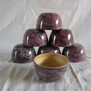 Cuenco de bambú natural de alta calidad Origen de Vietnam - Product Image 1