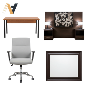 Muebles de Hotel de Lujo Super 8 - Muebles de Hotel Fabricados con MDF/Laminado Resistente al Agua para Uso en Habitaciones de Huéspedes de Hotel desde Vietnam - Product Image 1