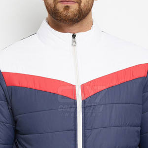 แจ็กเก็ตขนเป็ดสีทึบแจ็กเก็ตแบบพองโลโก้งานตามสั่ง - Product Image 6