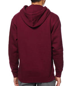 เสื้อมีฮู้ดสำหรับเข้ายิมผ้าฟลีซนุ่มและมีชายเสื้อมีฮู้ดแบบหลวมผ้าคอตตอนผสม - Product Image 6