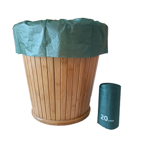 2024 Bolsas de basura de plástico PLA compostables ecológicas biodegradables impresas personalizadas Proveedor de bolsas de basura biodegradables - Product Image 2