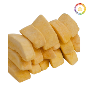 Mangue lyophilisée - Délicieuses tranches de mangue au goût intense, idéales pour les collations, les desserts ou les boissons - Product Image 1