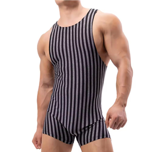 Trajes de Lucha Libre de Fabricante en Diferentes Colores, Impresión Personalizada, Tirantes Ajustables, Spandex/Poliéster, Unisex - Product Image 3