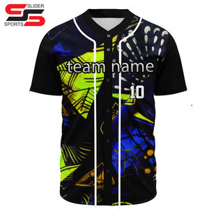 Kit de uniforme de softbol personalizado al por mayor, camiseta de béisbol, uniforme de béisbol, pantalones, sublimación impresa, camisa y pantalón de softbol con botones - Product Image 3