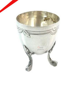 Meilleure vente Coquetier de forme ronde fini doré pour hôtels et restaurants - Product Image 2