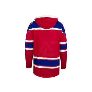 Sudadera con Capucha de Hockey sobre Hielo Personalizada, Diseño Sublimado, Sudadera Holgada Juvenil con Cuello de Encaje para Hombre - Product Image 4