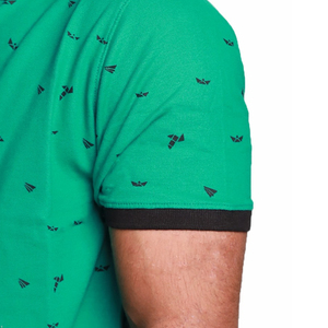 T-shirt polo de golf à manches courtes et à séchage rapide personnalisable pour hommes en coton de haute qualité avec impression du logo OEM Vente en gros directe d'usine - Product Image 5