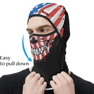 Balaclava rayée légère, style tendance, prix de gros, masque pour le sport, quantité en vrac, faible sublimation, balaclava de ski - Product Image 2