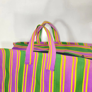 ถุงช้อปปิ้งพลาสติกทำจากโพลีโพรพิลีนรีไซเคิลได้อย่างยั่งยืนเป็นมิตรกับสิ่งแวดล้อม - Product Image 1