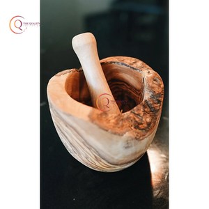 Molinillo de cocina hecho a mano de madera maciza para hierbas, especias, jengibre, ajo, buena calidad a un precio razonable - Product Image 3