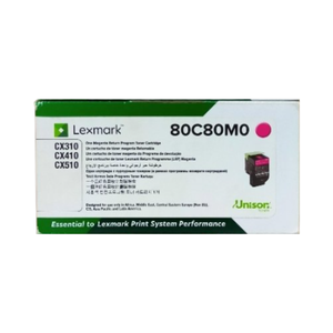 ตลับหมึกสีม่วงแดงสำหรับ Lexmark 80C80M0 ยี่ห้อญี่ปุ่น - Product Image 1