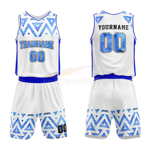 Personnalisable Pas Cher 100% Polyester Réversible Basketball Jersey Respirant À Séchage Rapide Formation Sportswear Équipe Uniforme - Product Image 4