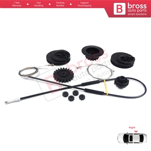 ชุดรางนำทางระบบขับเคลื่อนประตูเลื่อนไฟฟ้าด้านขวา BDP1100 รุ่น 6398200442 สำหรับ Vito Viano W639 W447 - Product Image 3