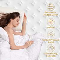 Matelas à ressorts ensachés de luxe Europa Premium 22-30 cm, mousse à mémoire de forme, matelas de lit d'hôtel, matelas confortable et pas cher