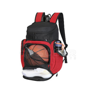 Sac à dos élégant de basket-ball de sublimation imperméable avec USB et caractéristiques antivol fabriqué au Pakistan - Product Image 1