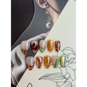 Golden Harvest – Accessoire de nail art élégant pour ongles à presser - Product Image 3