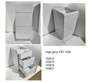 Fabriqué en usine en gros en bois massif RTA Salle de bain acrylique Vanité de haute qualité Design moderne Vanités Meuble de salle de bain - Product Image 3