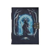 Carnet en cuir imprimé Durien Destiny Enchanted Gateway, thème Sorcier, Fantastique, Sorcière, Magique, Grimoire, Animal, Classique