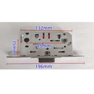 Corpo <span class=keywords><strong>Serratura</strong></span> Universale Magnetica per Porta Standard Europeo Italiano <span class=keywords><strong>AGB</strong></span> 35*95 - Product Image 2