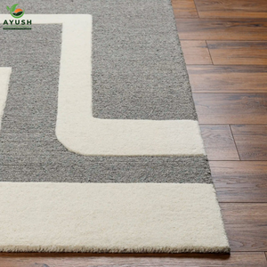 Tapis faits main modernes, tapis en laine doux tuftés à la main pour salon, chambre et maison - Product Image 4