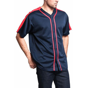 ชุดเบสบอลสไตล์ฮิปฮอปของผู้ชายเสื้อครอปเบสบอลผ้าตาข่ายพิมพ์โลโก้แบบออกแบบได้ตามต้องการ - Product Image 4