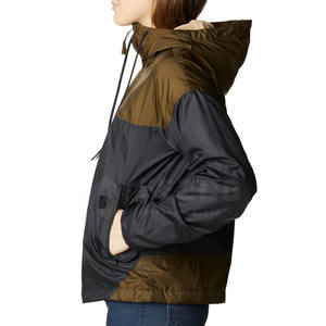 แจ็กเก็ตกันลมผ้าไนลอนน้ำหนักเบาของ2025สำหรับผู้หญิงสีถักนิตติ้งระบายอากาศได้ดี - Product Image 3