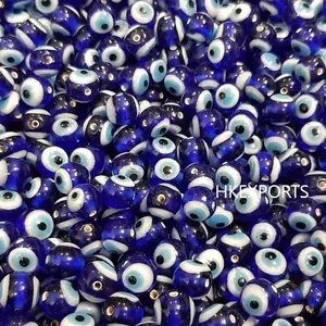 Commercio all'ingrosso multicolore occhio di vetro perline per la creazione di gioielli-alla rinfusa di piccole perle forniture