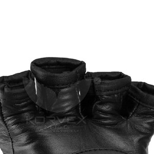 Guantes Profesionales de Cuero para MMA y Grappling con Protección Acolchada en los Nudillos, Diseño de Dedos Abiertos, Cierre Seguro en la Muñeca y Absorción de Humedad - Product Image 6