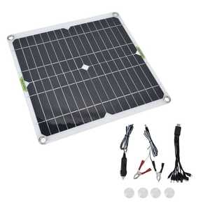Panel Solar Portátil Negro de 200W con Celdas de 210mmx210mm, el Mejor de su Clase - Product Image 1