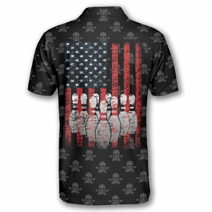 Durable sports <b>bowling</b> tops engineered with smooth polyester providing long-lasting printing and personalization options - Product Image 4