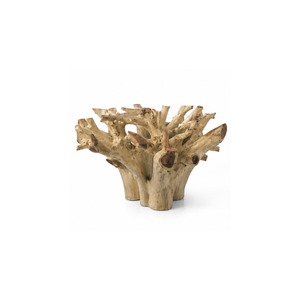 Mesa de Centro ARTERRA Premium de Raíz de Teca Natural, Mesa de Centro Irregular de Madera Maciza, Muebles Modernos Hechos a Mano para Sala de Estar - Product Image 1
