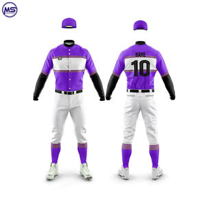 Pakistán hizo diseño OEM ODM 2025 mejor calidad diseño personalizado logotipo uniforme de béisbol para unisex - Product Image 4