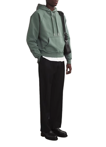 Sweat à capuche décontracté pour homme avec poche kangourou et capuche à cordon de serrage réglable Sweat-shirt à manches longues en coton mélangé doux - Product Image 2