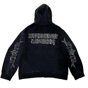 Sweat-shirt d'hiver personnalisé en coton 100% de haute qualité avec logo imprimé en 3D Caractéristiques écologiques numériques - Product Image 4