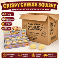 Jouets Squishy au Fromage Croustillant Southpeak, Jouets Sensoriels Anti-Stress à Presser, Vente en Gros, Fabrication OEM WS