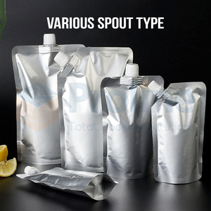 Bolsas con boquilla personalizada de 250ml, 500ml, 2kg, bolsa de pie al por mayor de fábrica con boquilla superior para detergente para ropa, embalaje desinfectante de manos - Product Image 4