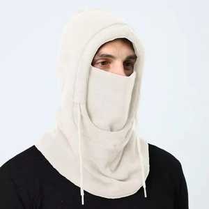 Hat Winter Balaclava Neck Warmer Fleece Hoods Woman Man Full <b>Face</b> Balaclava DDP Shipping - Product Image 2