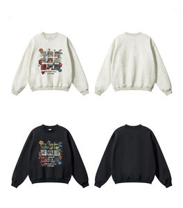 เสื้อฮู้ดดี้ผ้าฝ้าย 100% หนัก 450GSM แบบซักล้างลายเกล็ดหิมะ ทรงหลวม ใส่ได้ทั้งคู่รัก - Product Image 6