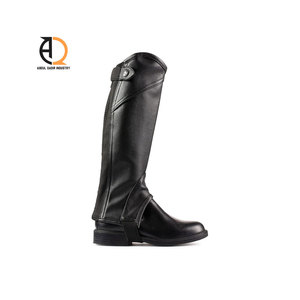Polainas de Montar a Caballo de Cuero Elástico de Alta Calidad con Diseño Personalizado para Hombres y Mujeres - Product Image 4